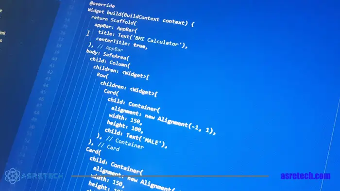 کار با فریم ورک فلاتر