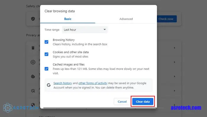 مرحله چهارم رفع ارور this site can't be reached در ویندوز ۱۰