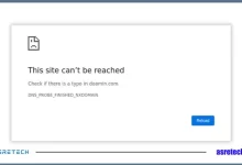 رفع ارور this site can't be reached