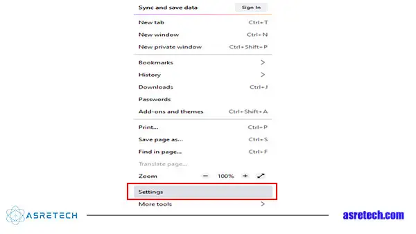 پاك كردن كش مرورگر فایرفاکس