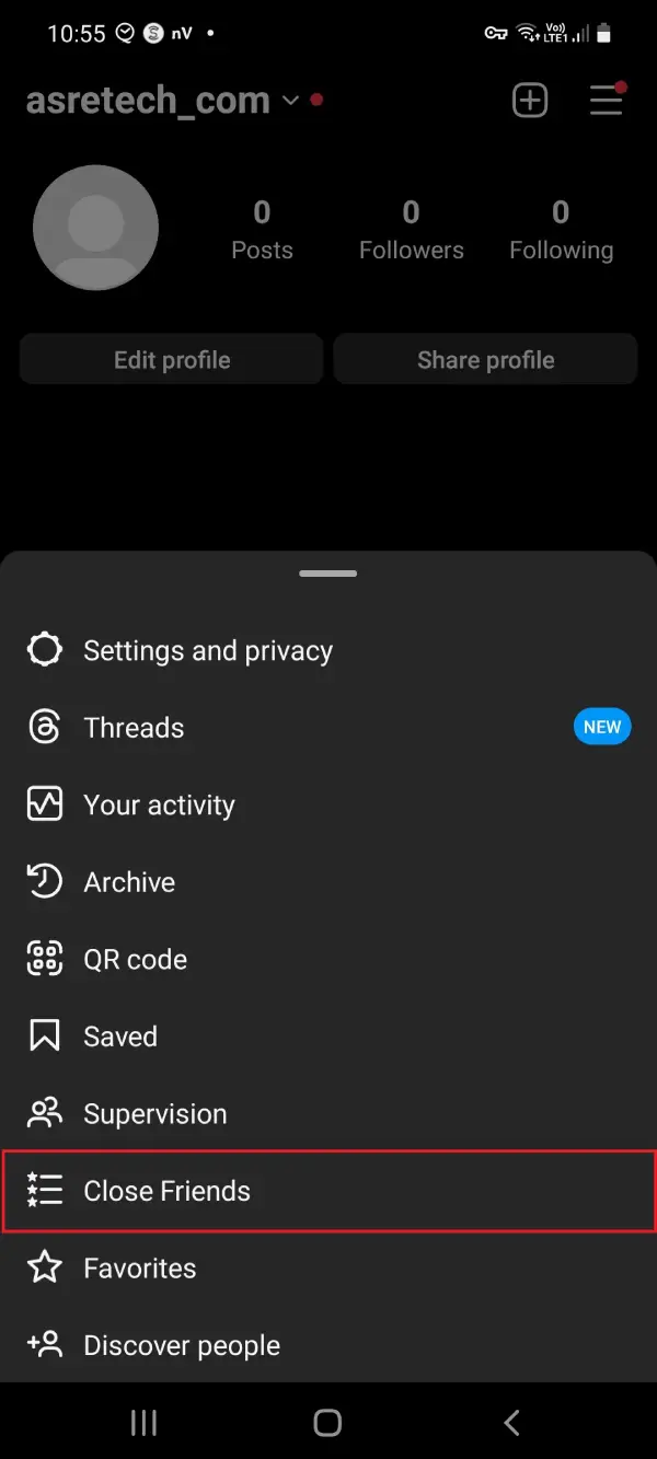 آموزش کلوز فرند در اینستاگرام