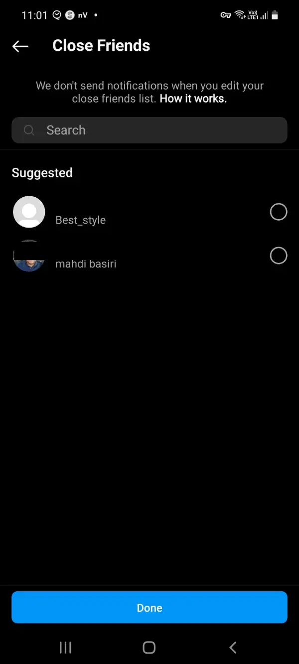 آموزش کلوز فرند در اینستا