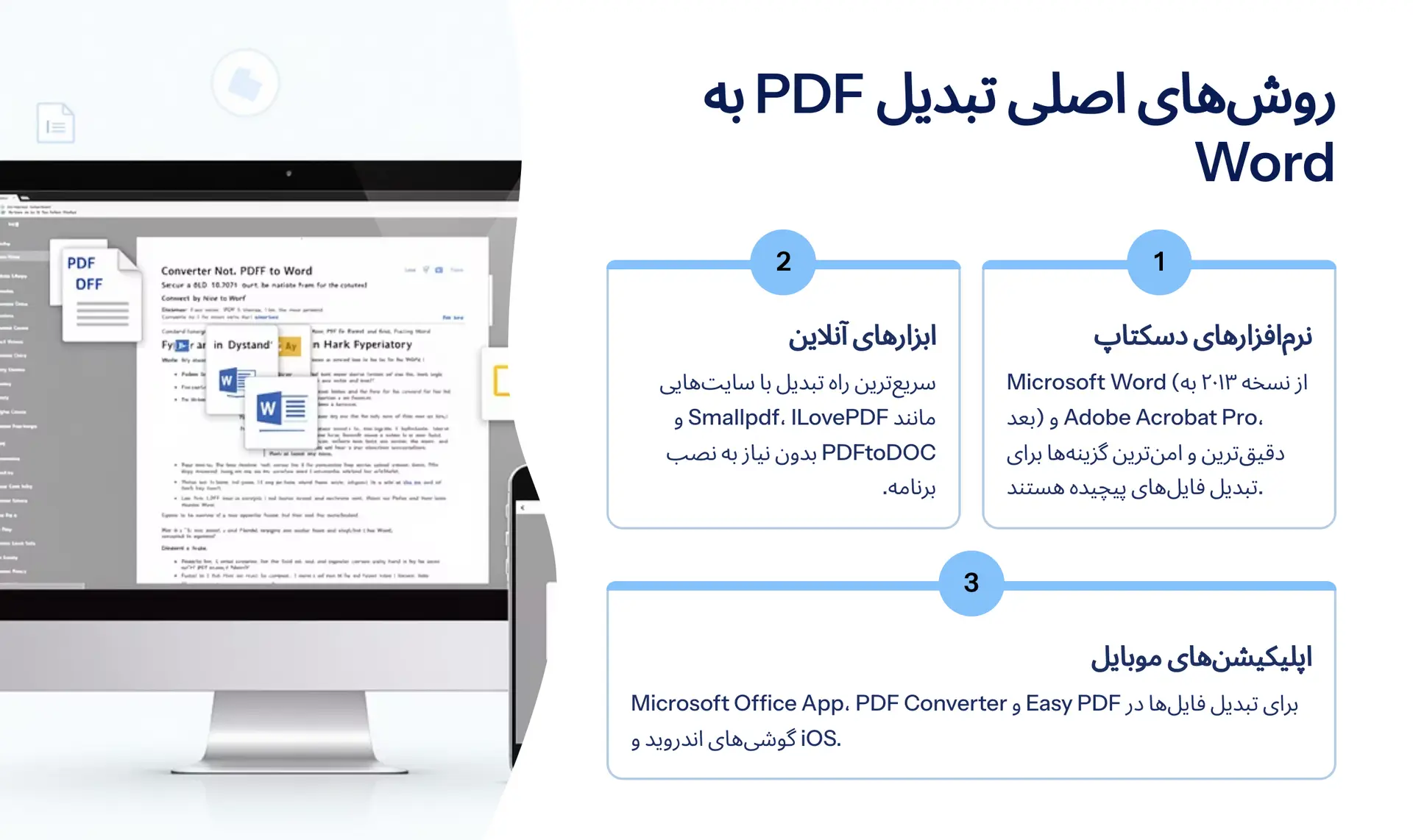 روش‌های تبدیل PDF به Word (کامل‌ترین راهنمای ۲۰۲۵)