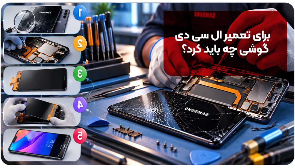 عواملی که موجب تعویض ال سی دی موبایل سامسونگ میشوند